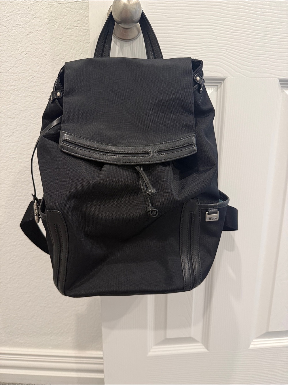 TUMI black backpack